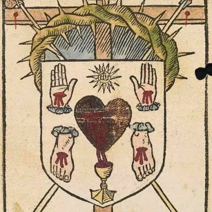 The five holy wounds of Jesus Christ traditionally refer to the piercing of His two hands, His two feet, and His heart.