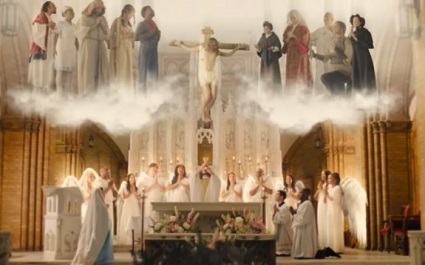 This image is from the short film about the Holy Sacrifice of the Mass, The Veil Removed.